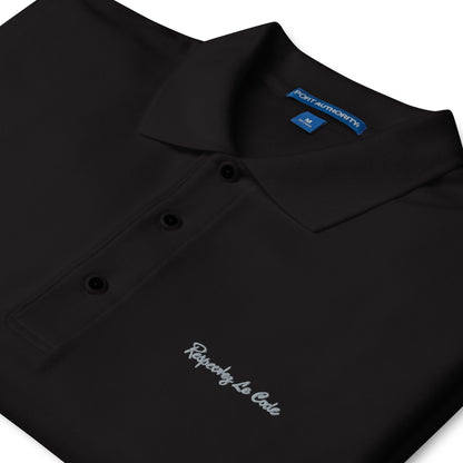 RLC Signature Logo Men's Premium Polo - Respectez Le Code