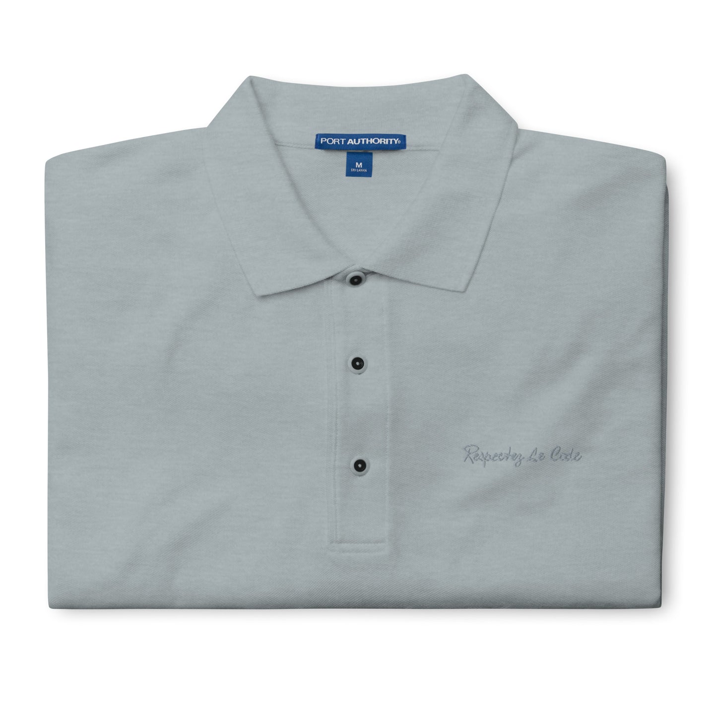 RLC Signature Logo Men's Premium Polo - Respectez Le Code