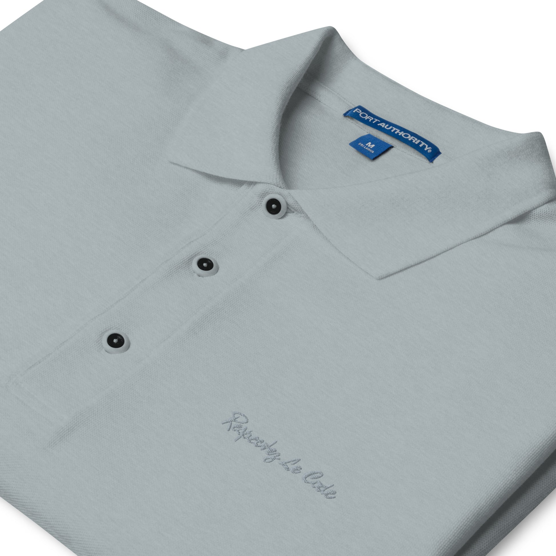 RLC Signature Logo Men's Premium Polo - Respectez Le Code