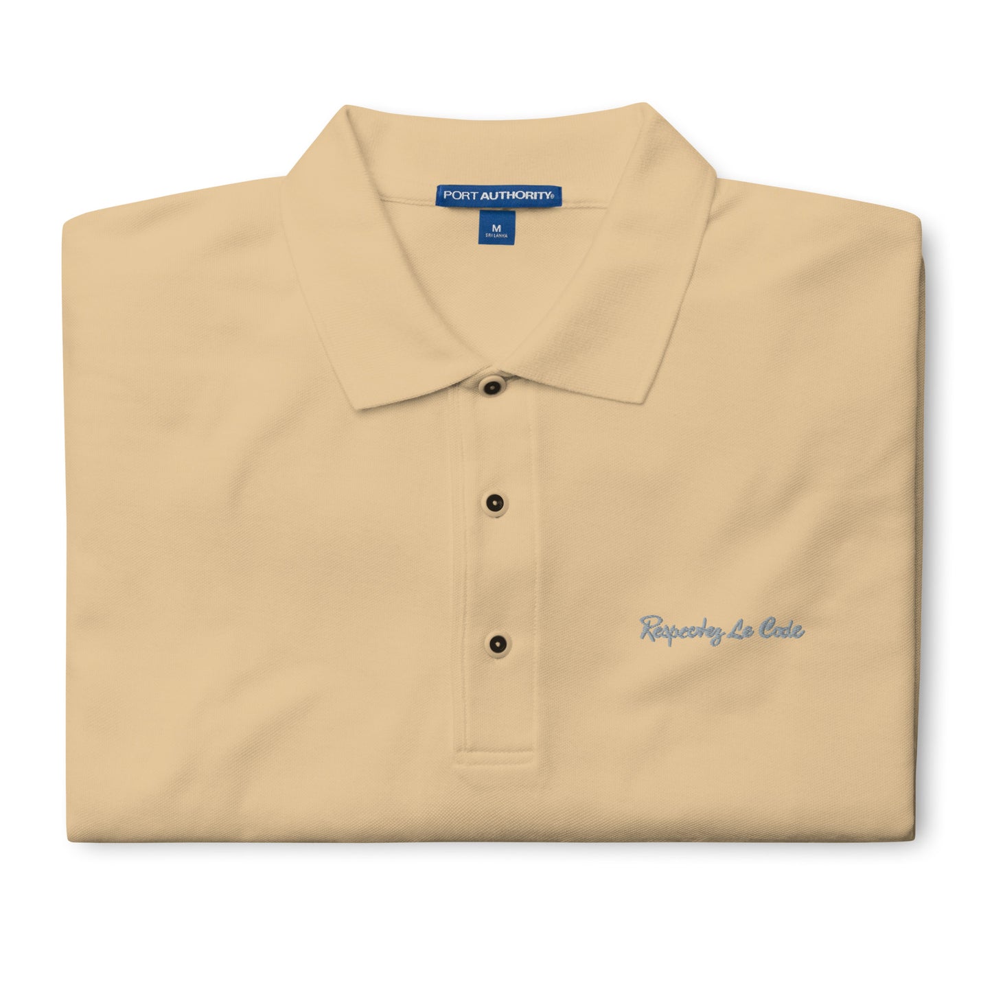 RLC Signature Logo Men's Premium Polo - Respectez Le Code