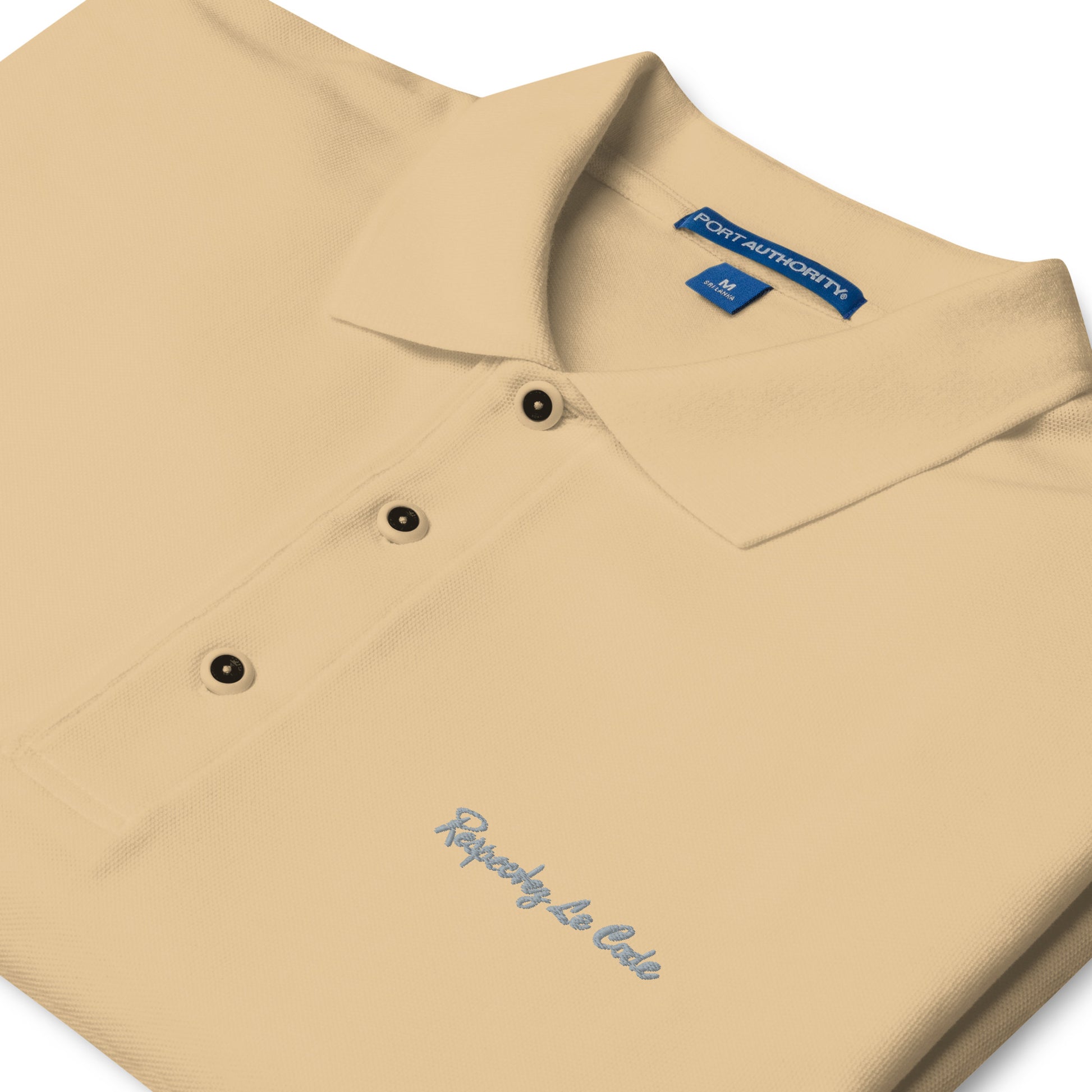 RLC Signature Logo Men's Premium Polo - Respectez Le Code