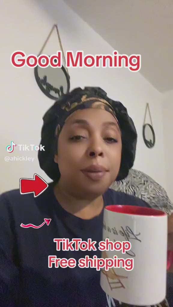 TikTok video showing UGC of the Life’s a Beach mug with red interior