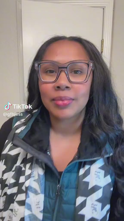 RLC Logo Houndstooth Print Lightweight Scarf