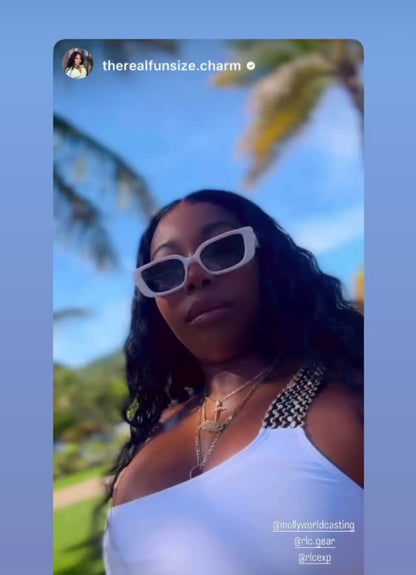 RLC Logo Houndstooth Print Women's Shorts