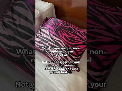 Le Tigre Violet Satin Pillowcase