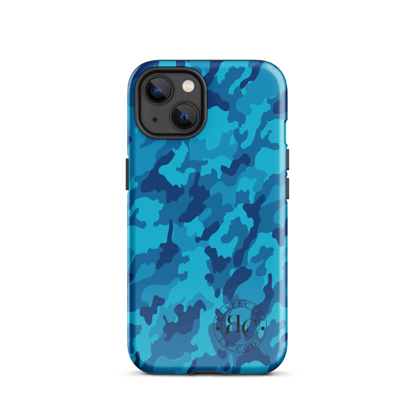 Blue Camo Tough Case for iPhone®