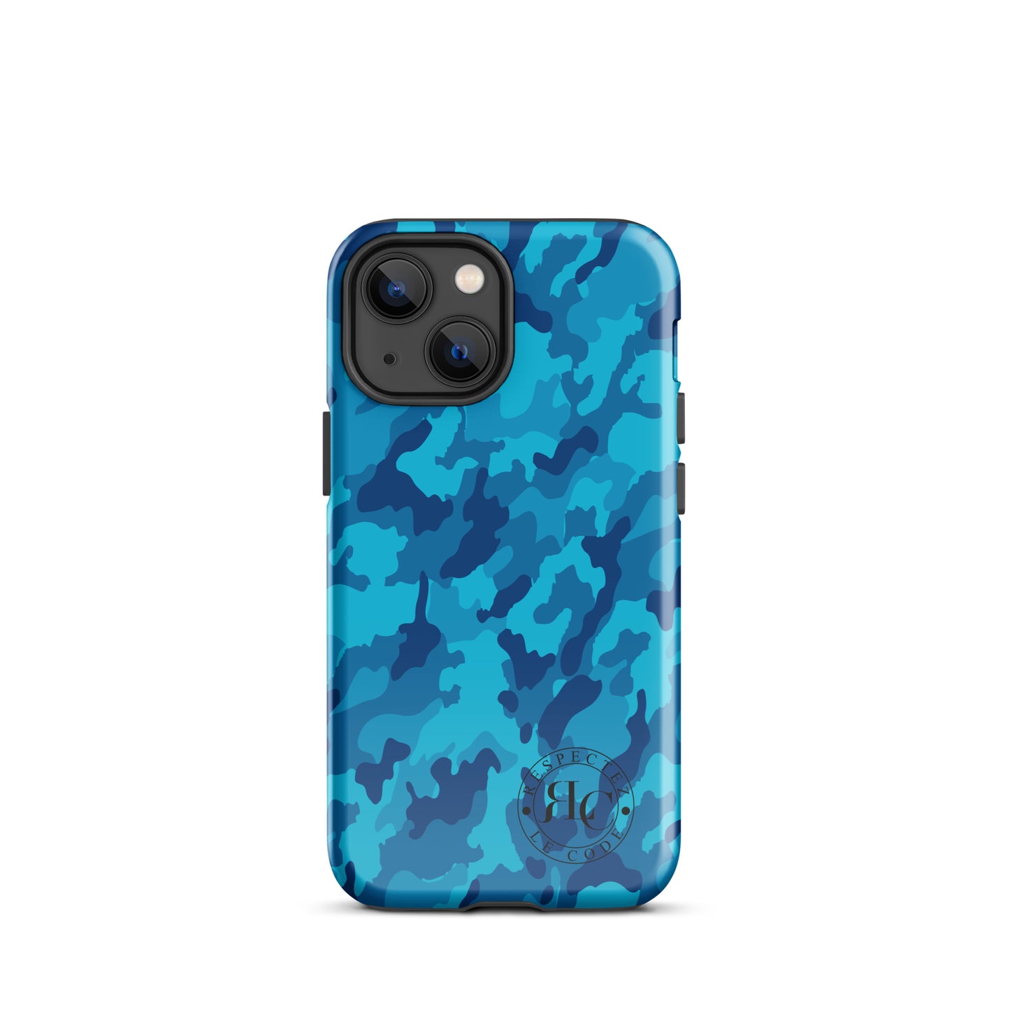 Blue Camo Tough Case for iPhone®