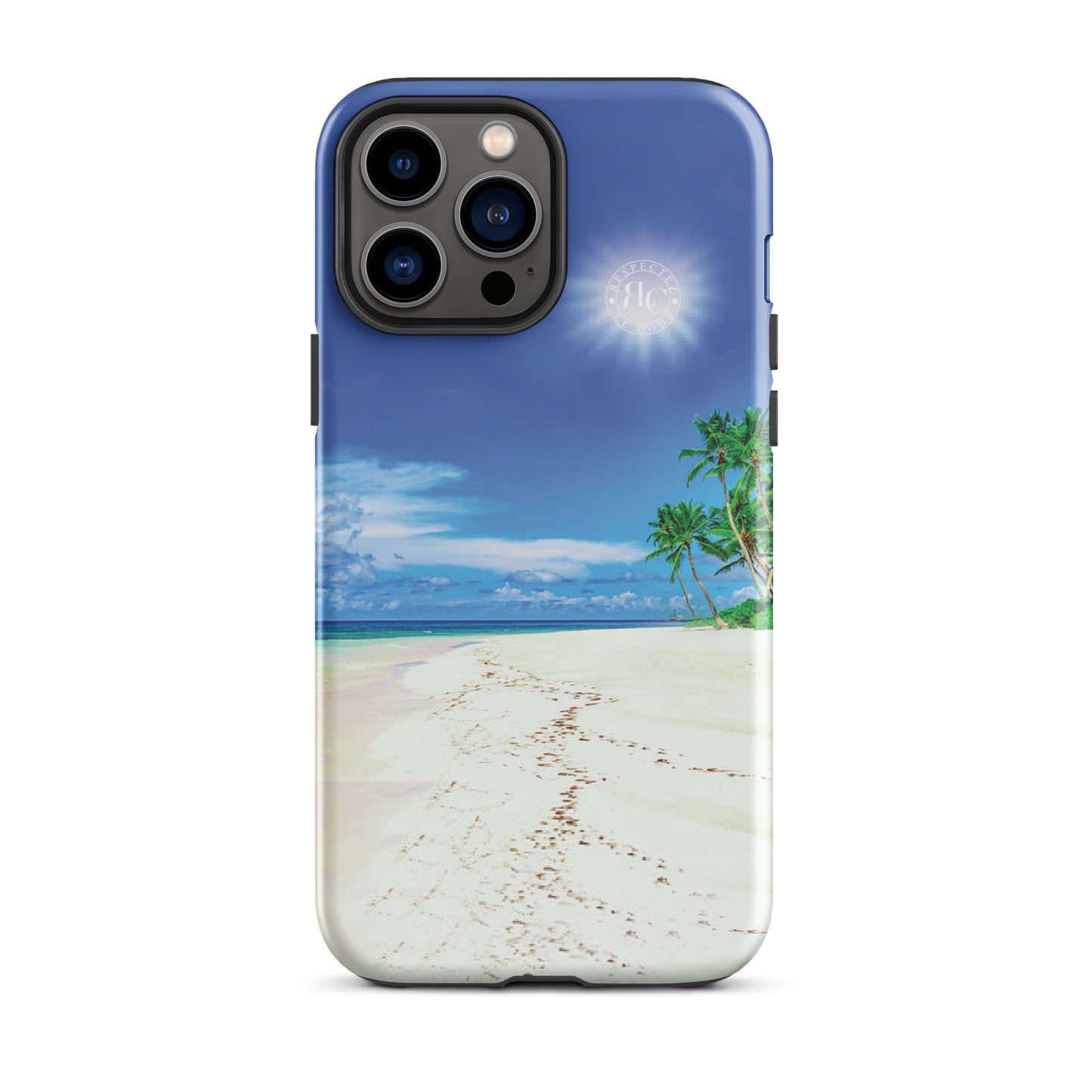 Seaside Serenity Tough Case for iPhone® - Respectez Le Code