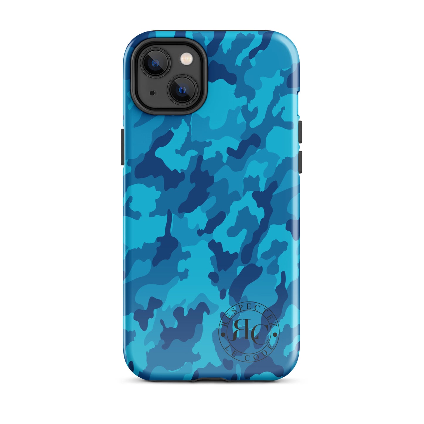 Blue Camo Tough Case for iPhone®