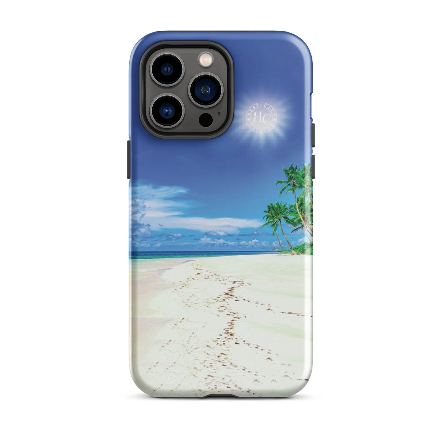 Seaside Serenity Tough Case for iPhone® - Respectez Le Code