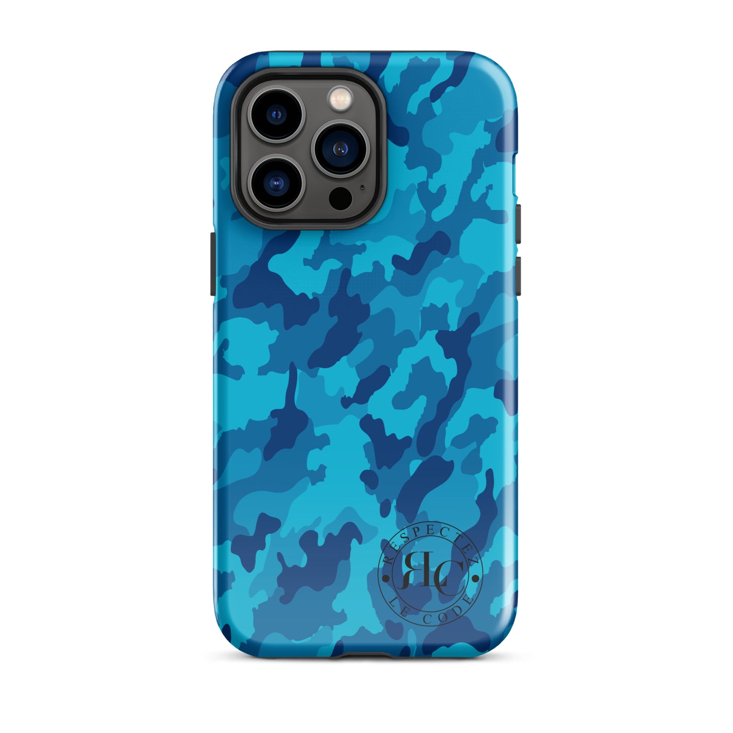 Blue Camo Tough Case for iPhone®