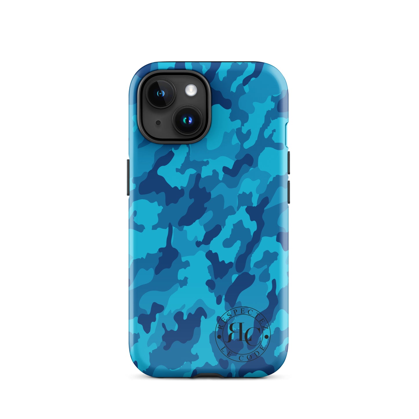 Blue Camo Tough Case for iPhone®