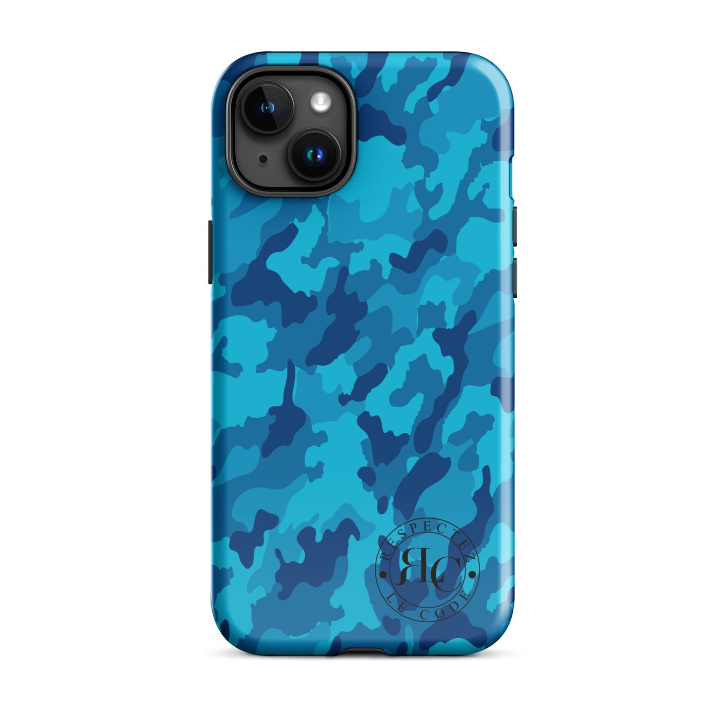 Blue Camo Tough Case for iPhone®