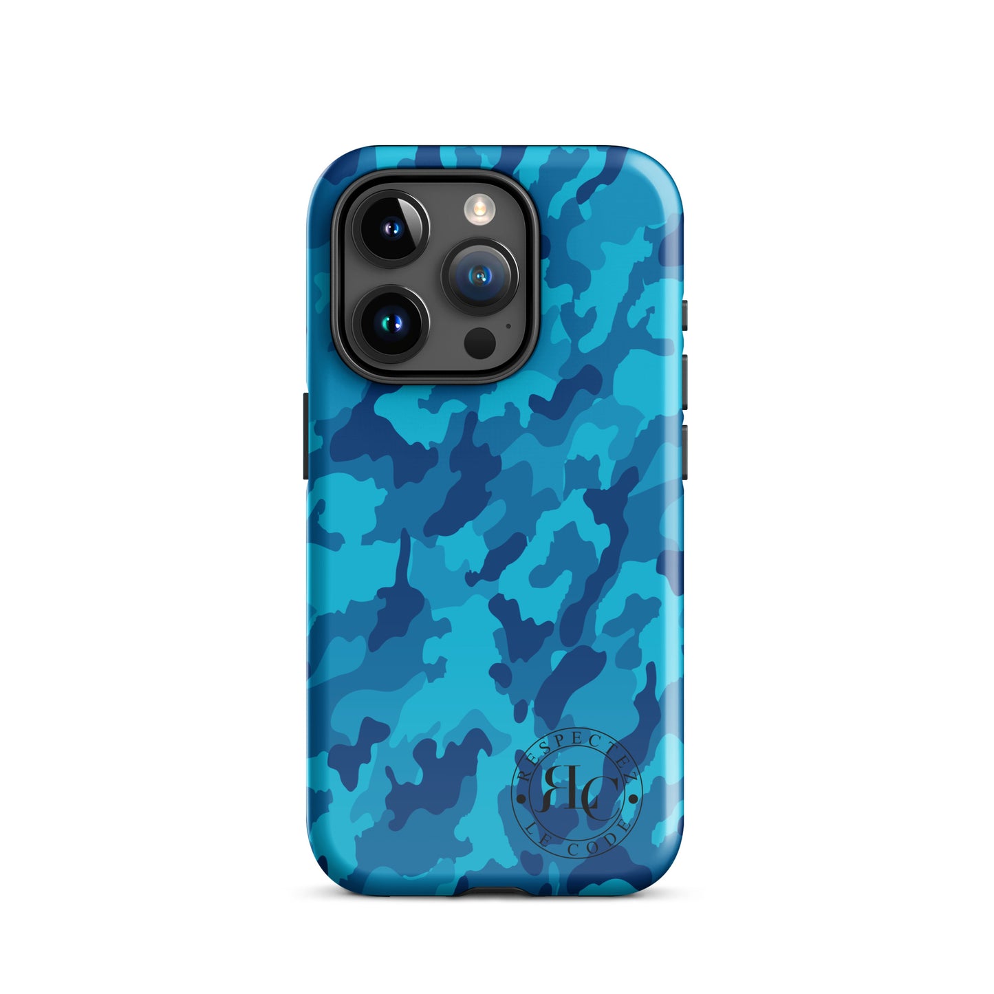 Blue Camo Tough Case for iPhone®