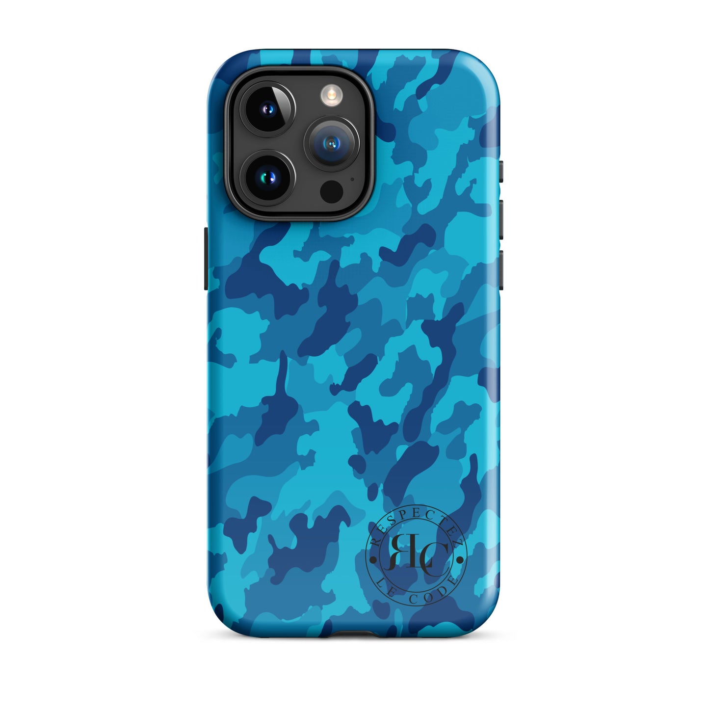 Blue Camo Tough Case for iPhone®