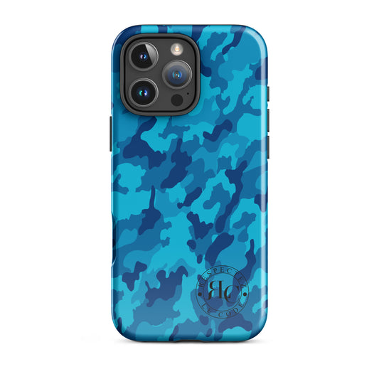 Blue Camo Tough Case for iPhone®