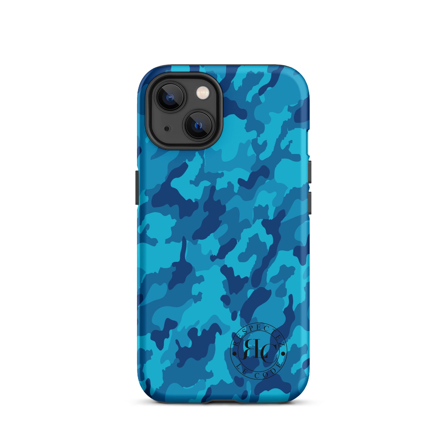 Blue Camo Tough Case for iPhone®