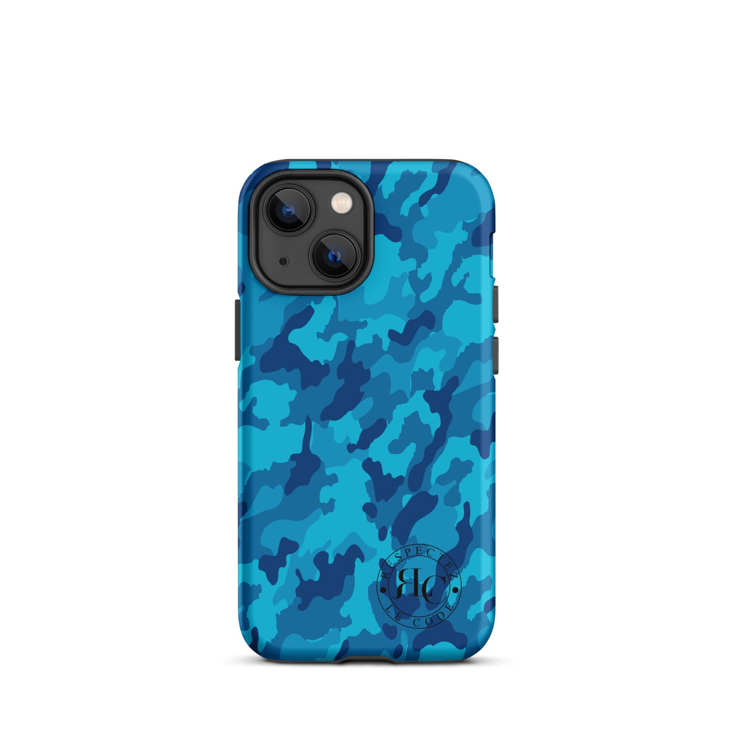 Blue Camo Tough Case for iPhone®