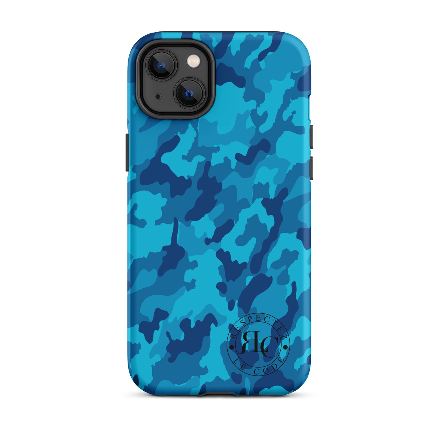 Blue Camo Tough Case for iPhone®