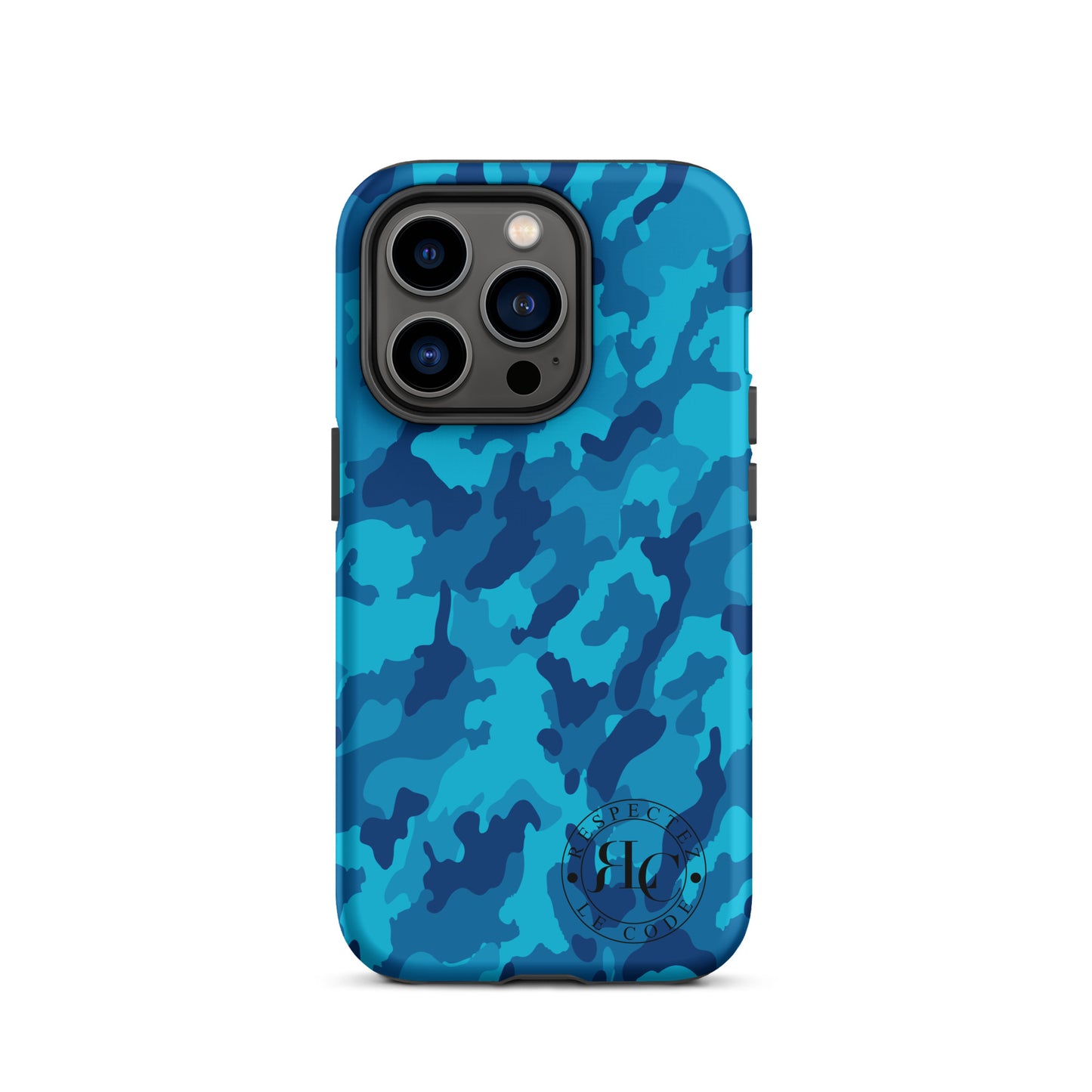 Blue Camo Tough Case for iPhone®