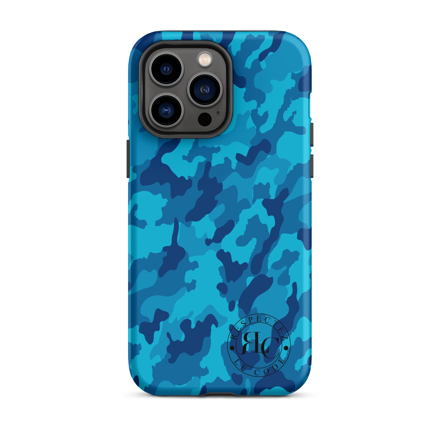 Blue Camo Tough Case for iPhone®