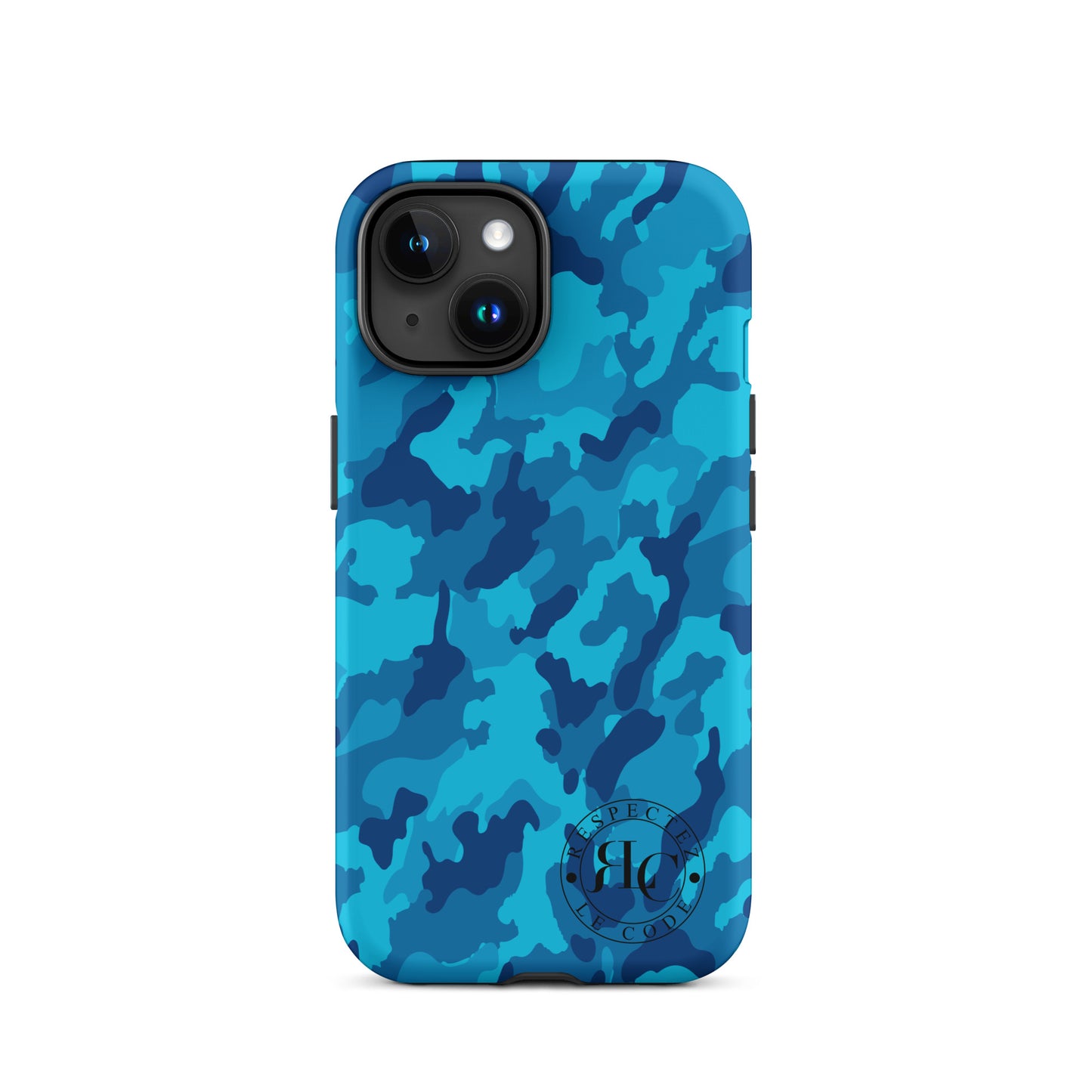 Blue Camo Tough Case for iPhone®