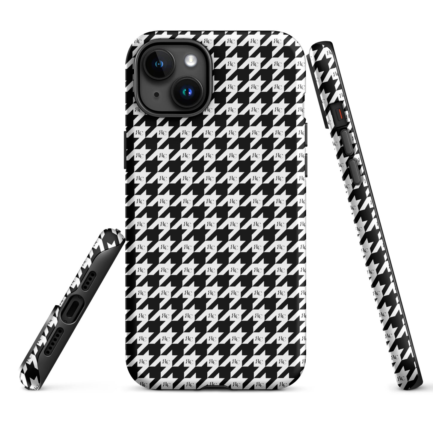 RLC Logo Houndstooth Print Tough Case for iPhone®