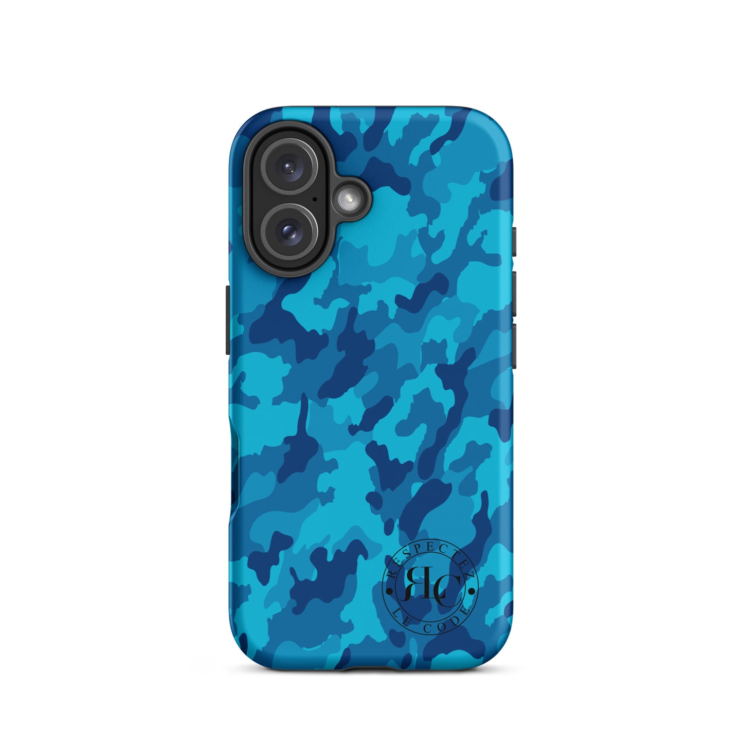 Blue Camo Tough Case for iPhone®