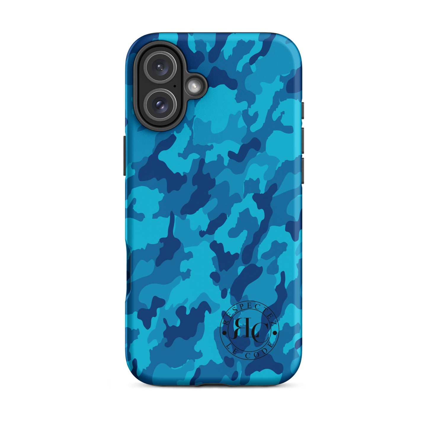 Blue Camo Tough Case for iPhone®