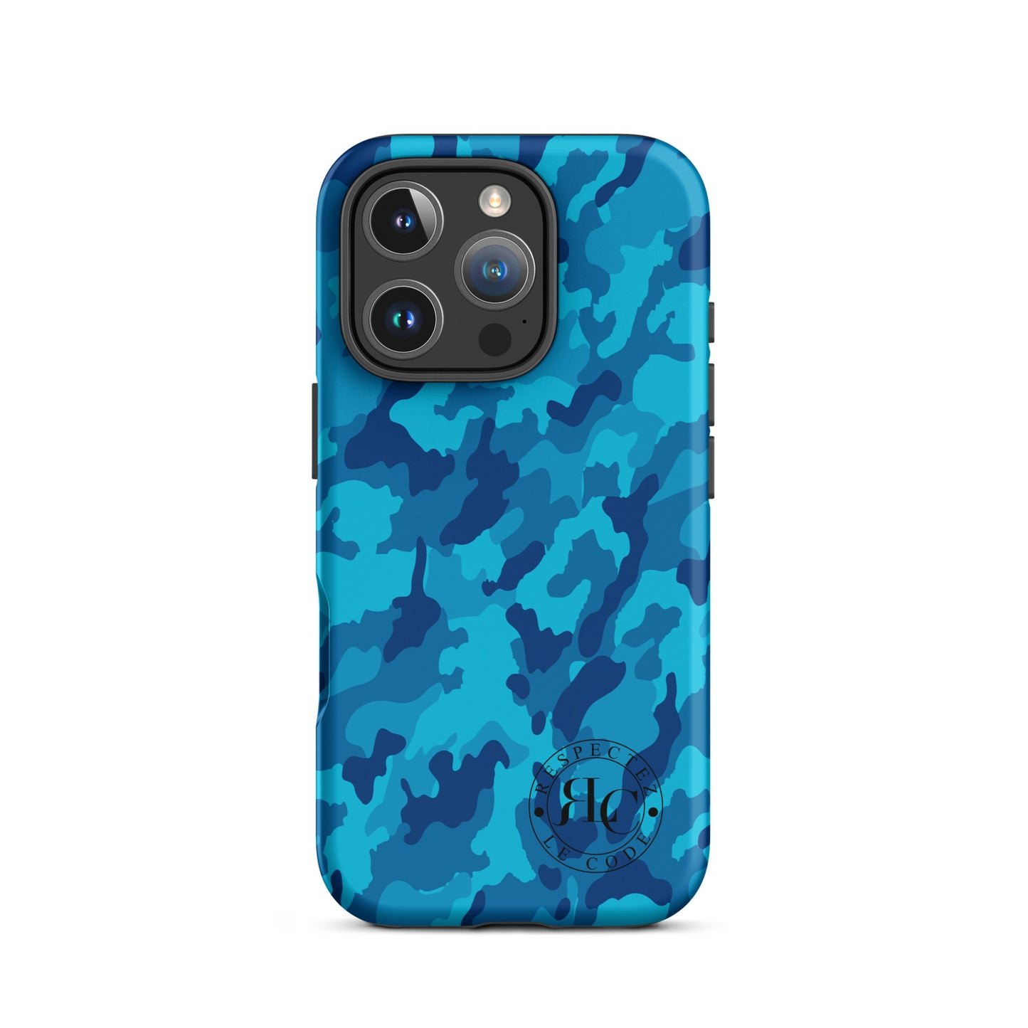 Blue Camo Tough Case for iPhone®