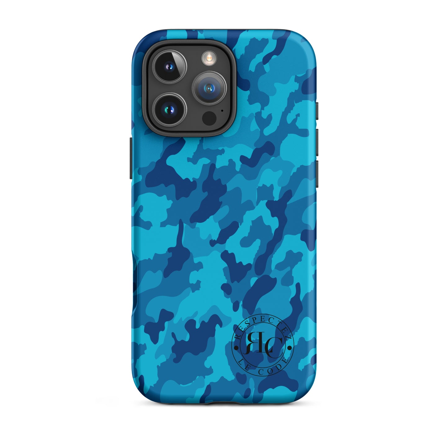 Blue Camo Tough Case for iPhone®