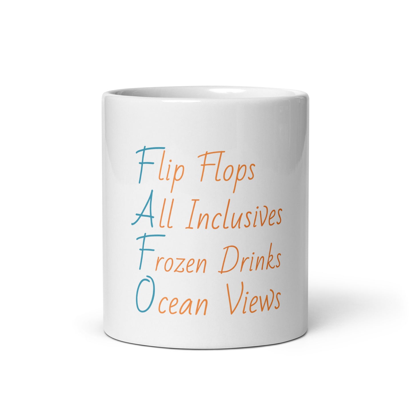 FAFO Vacation Vibes Glossy Mug