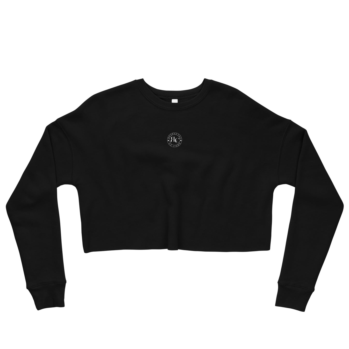 RLC Logo Soft Fleece Crop Sweatshirt - Respectez Le Code