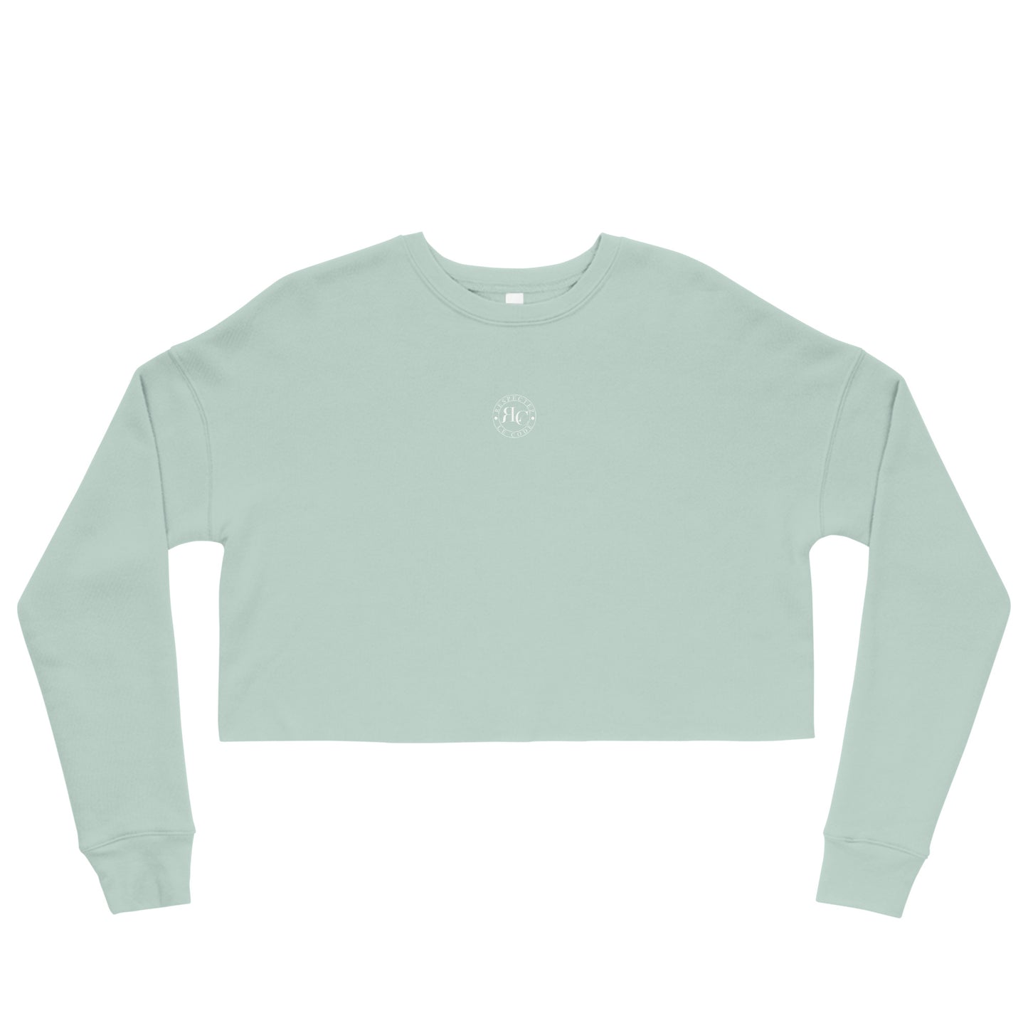 RLC Logo Soft Fleece Crop Sweatshirt - Respectez Le Code