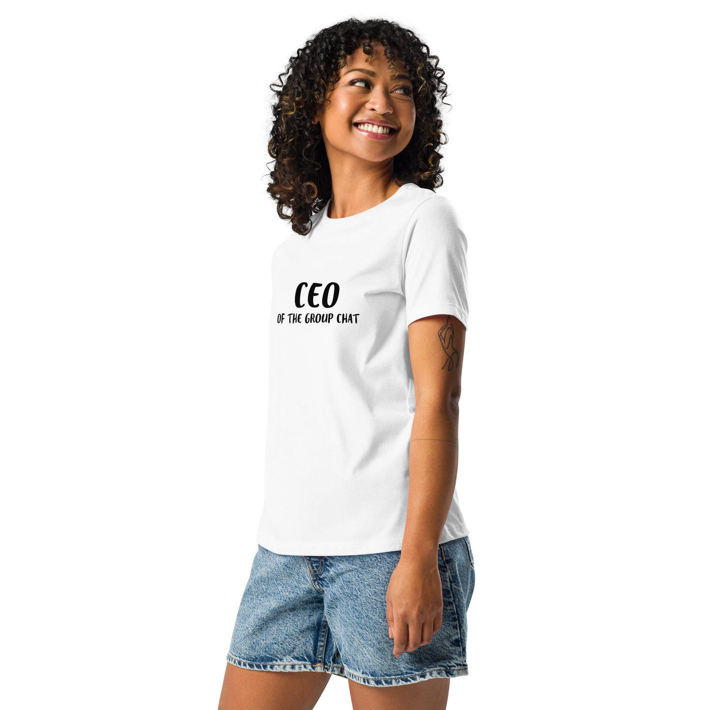 CEO of the Group Chat Women's Relaxed Tee